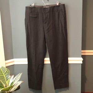 Banana Republic Gray dress trousers, ankle length.